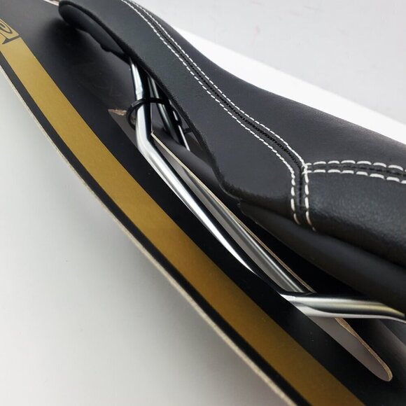 Origin 8 Pro Uno-S Saddle Bicycle Bike Seat Ergonomic Gel Foam Stitched 49792 - Picture 7 of 8